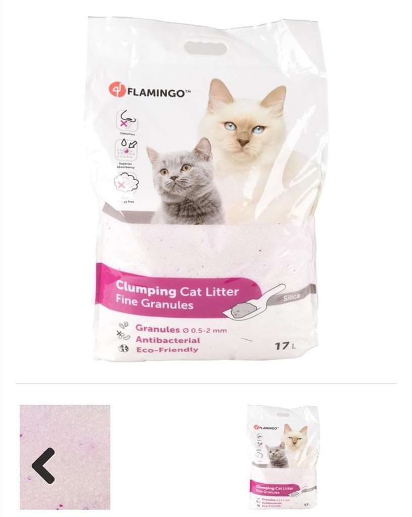 Foto 1 Arena para gato(17L-6,5kg) Flamingo 