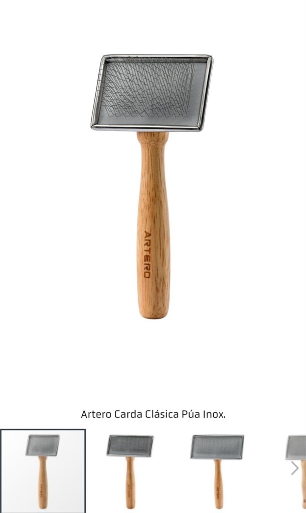 Foto 1 Artero Carda clásica púa inox talla xs