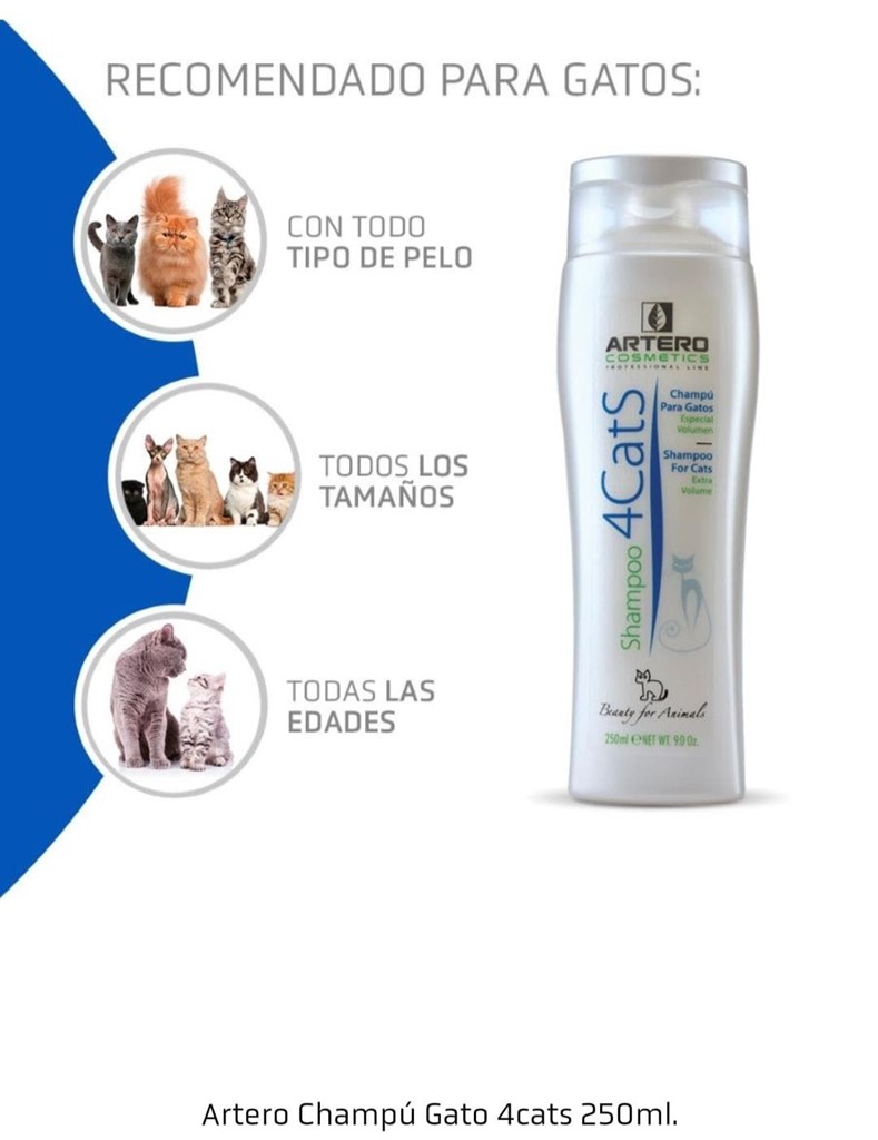 Foto 1 Artero Champú para gatos250ml