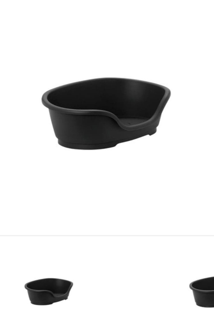 Foto 1 Cesta negra - Cama dura 70x54x24cm