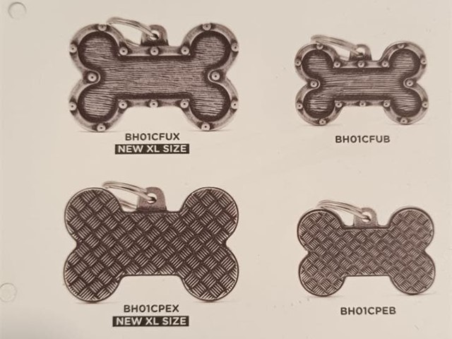 CHAPA PERSONALIZADA  HUESOS Y BANDERAS