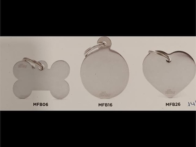 CHAPA PERSONALIZADA PLATA TAMAÑO GRANDE 