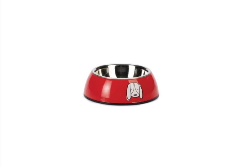 Foto 1 Comedero talla L 900ml rojo azul y beis