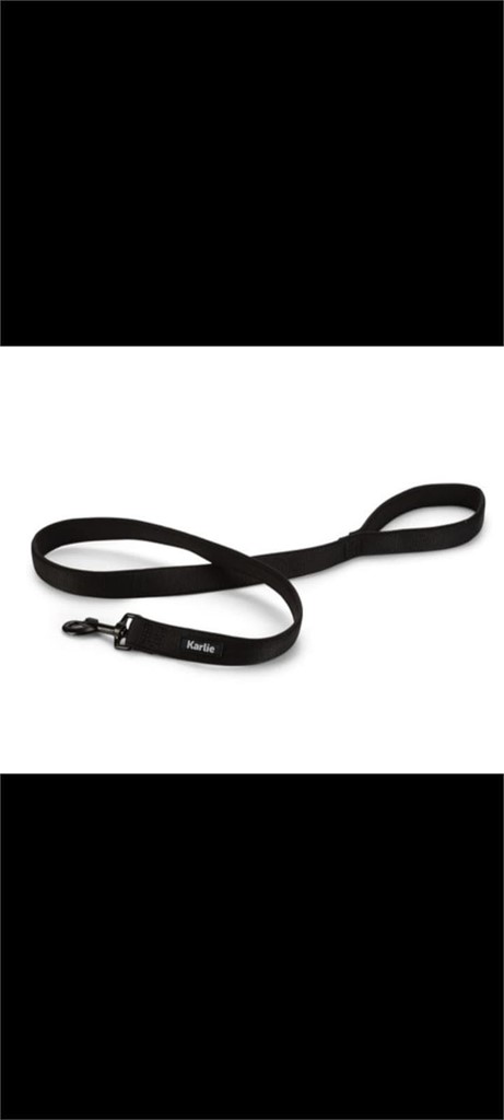 Foto 1 Correa negra karlie acolchada 120cm x 25mm