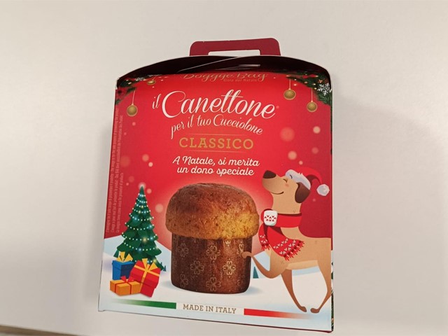 Panetone para perros