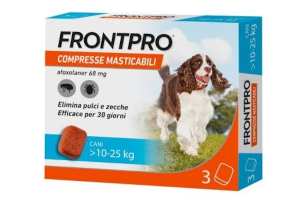Foto 1 Pastilla desparasitación externa perros 10-25kg