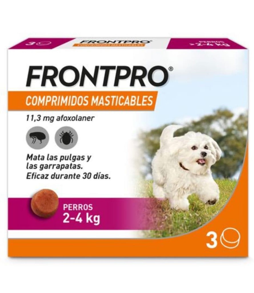 Foto 1 Pastilla desparasitación externa perros 2-4kg