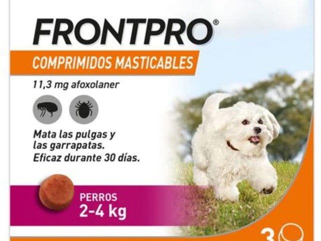 Pastilla desparasitación externa perros 2-4kg