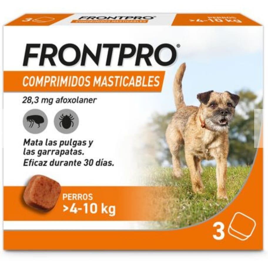 Foto 1 Pastilla desparasitación externa perros 4-10kg