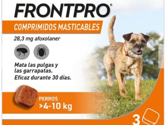 Pastilla desparasitación externa perros 4-10kg