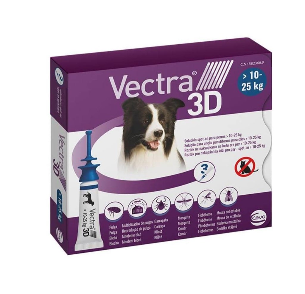 Foto 1 Pipeta Vectra 3d para perros de 10-25kg