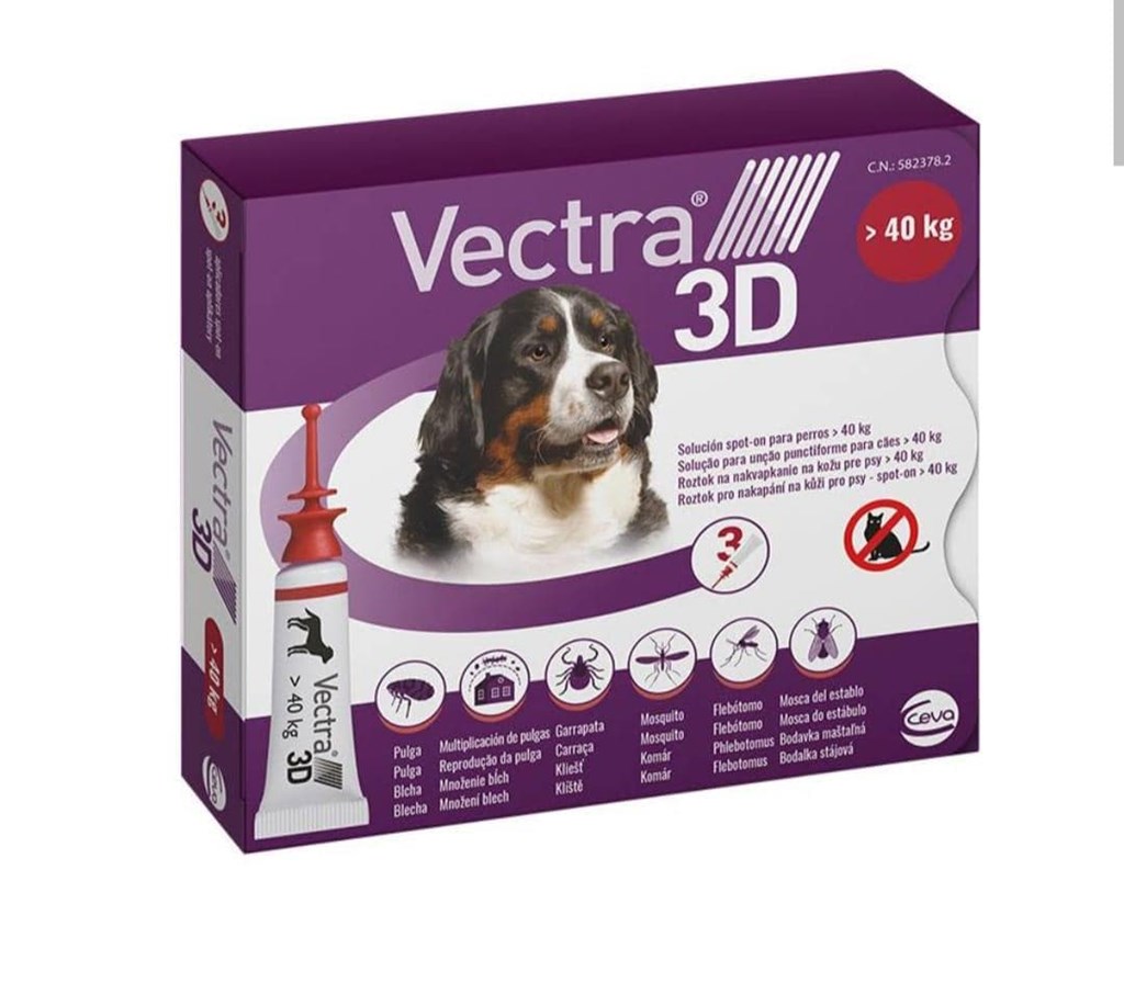 Foto 1 Pipeta Vectra 3d para perros de >40kg